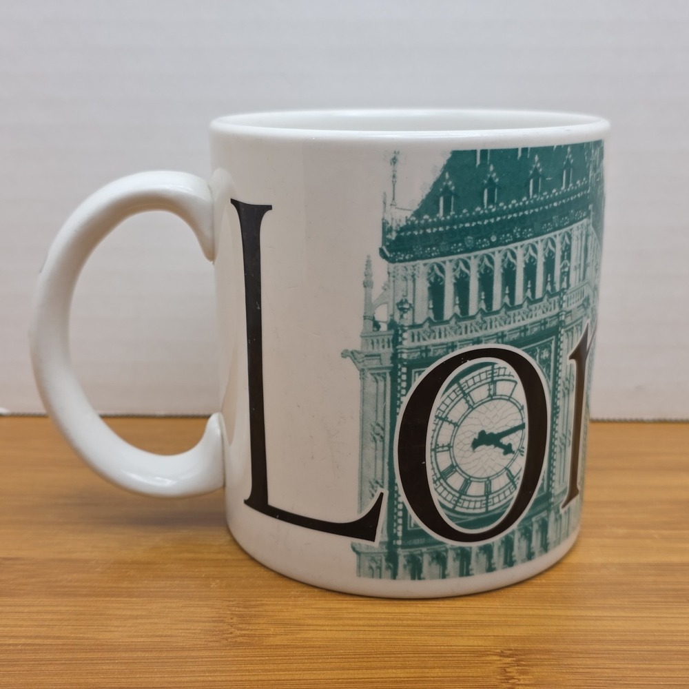 Starbucks London City Mug Collector Series England Big Ben 20oz 2002
